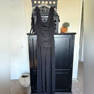 R&M Richards black jumpsuit. Women's size 16. Worn a handful of times.